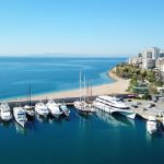 Aerial,Photo,Of,Iconic,Port,Of,Marina,Zeas,With,Boats